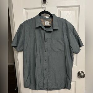 Flylow | Phil A Short‎ Sleeve Button Up Shirt Mens XL #1011 Outdoor Hiking